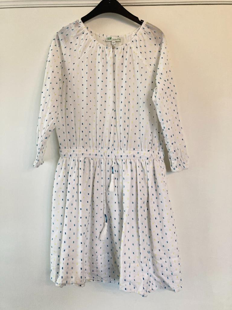 Zomers wit jurkje - I'am for JBC - maat 152, Enfants & Bébés, Vêtements enfant | Taille 152, Robe ou Jupe, Enlèvement ou Envoi
