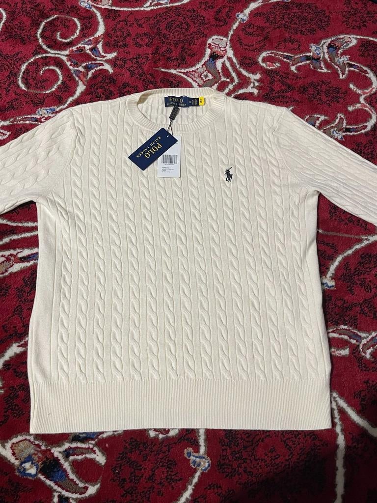 Polo Ralph Lauren sweater maat M 10p% nieuw met lebal, Neuf, Enlèvement ou Envoi, Beige, Polo Ralph Lauren