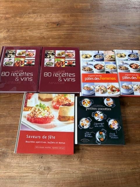 6 livres de cuisine nouveaux en français, Enlèvement ou Envoi, Neuf, Autres régions