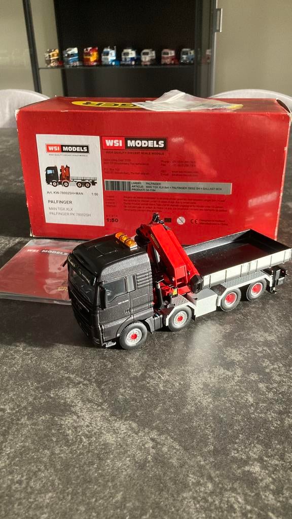 MAN tgx xlx met palfinger pk78002sh autolaadkraan, Hobby & Loisirs créatifs, Voitures miniatures | 1:50, Enlèvement ou Envoi, Neuf