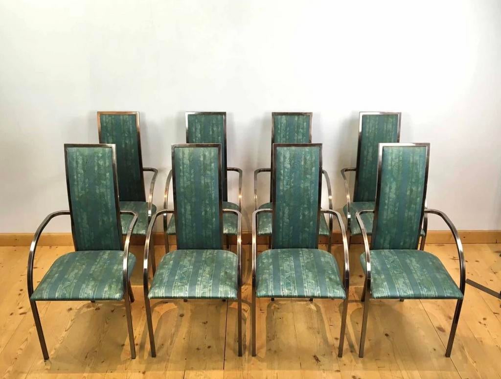 Set van 4 of 8 stuks Vintage Belgo Chrom Stoelen, Ophalen