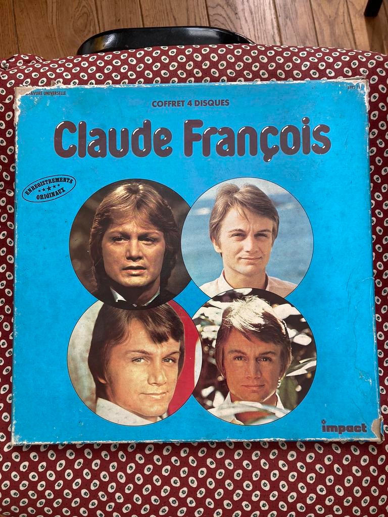4 x 33 tours Claude François, CD & DVD, Enlèvement ou Envoi, Utilisé