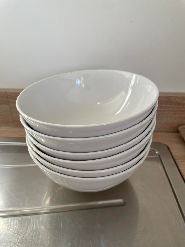 Ronde schaal - 6 stuks - ikea, Huis en Inrichting, Ophalen, Gebruikt, Keramiek, Schaal of Schalen