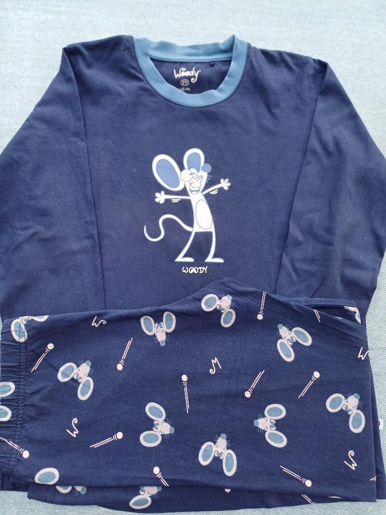 Pyjama Woody maat 128 muis, Nacht- of Onderkleding, Gebruikt, Jongen of Meisje, Ophalen of Verzenden