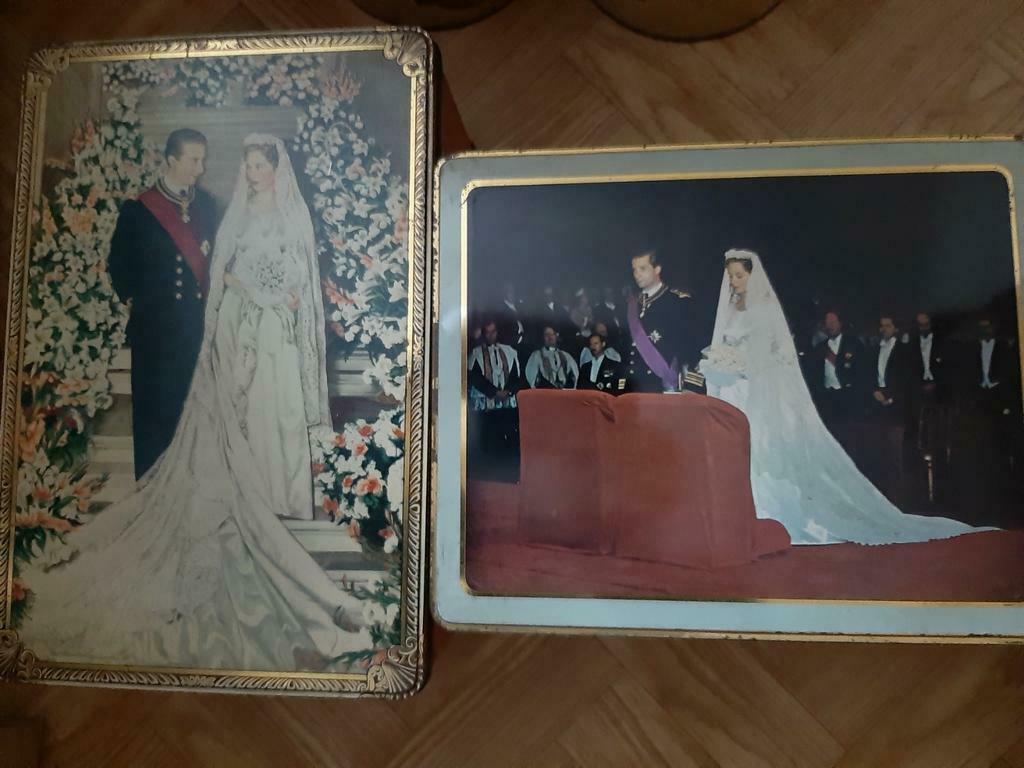 Mariage en étain Prince Albert et Princesse Paola, Collections, Enlèvement ou Envoi, Utilisé