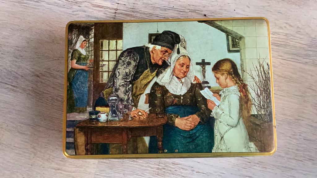 Oude blikken doos, Enlèvement ou Envoi, Comme neuf