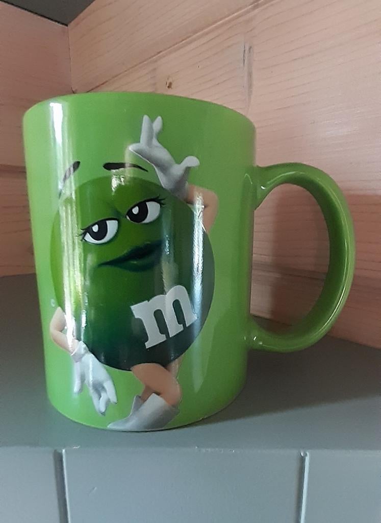 Mug vert M&M, Enlèvement ou Envoi, Comme neuf