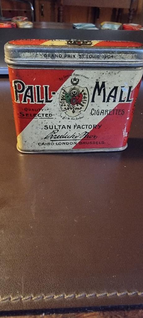 Metalen sigarettendoos van Pall Mall, Verzamelen, Ophalen of Verzenden