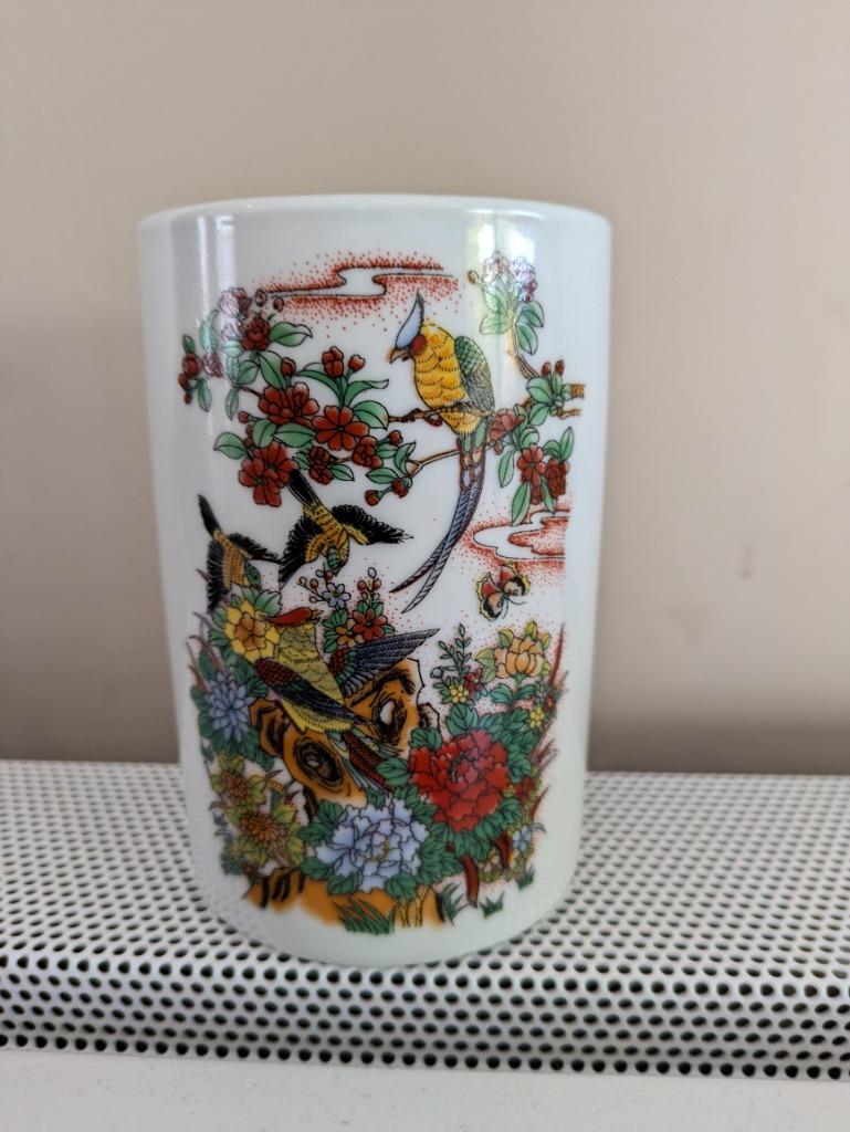 Porte-pinceaux chinois avec tampon, Enlèvement ou Envoi, Utilisé, Autres types