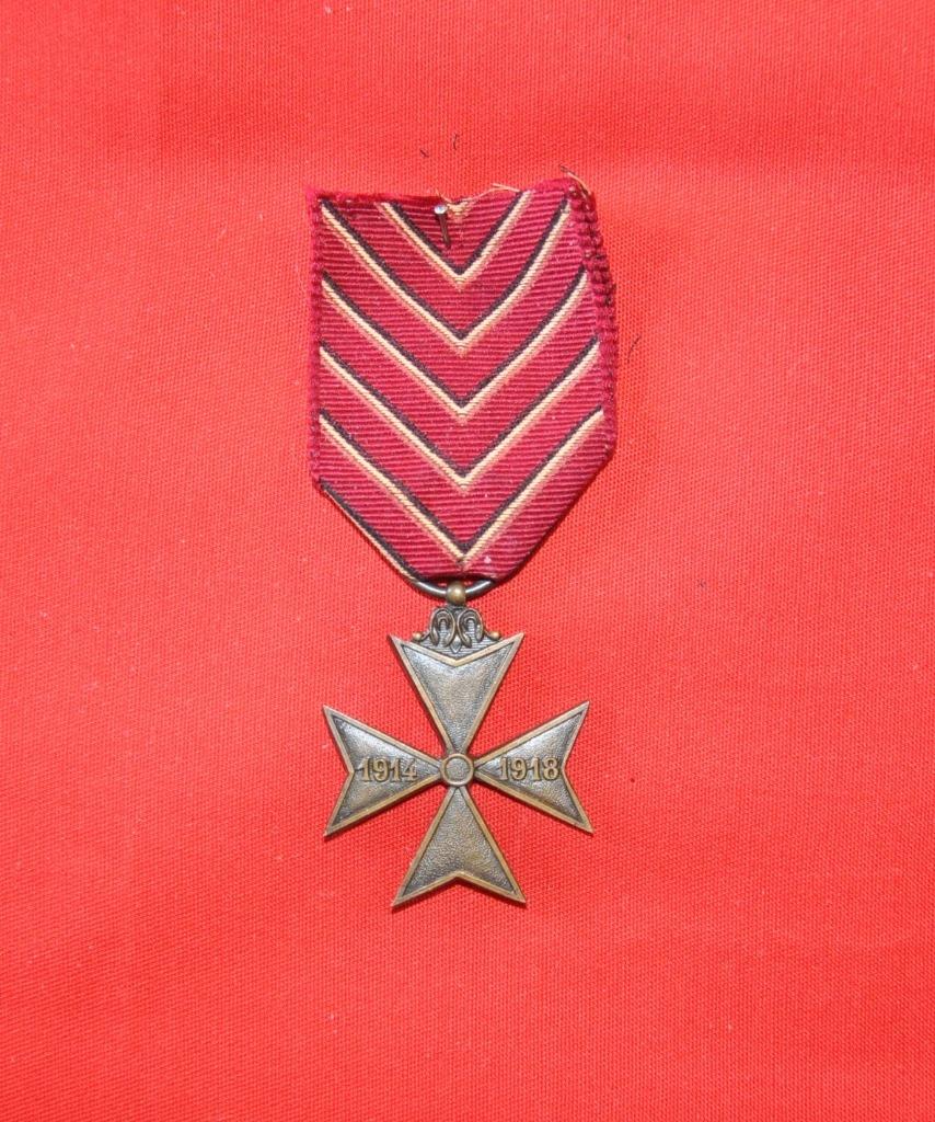 medaille belge croix des deportés 1914/1918, Collections, Objets militaires | Général, Enlèvement ou Envoi, Autres, Ruban, Médaille ou Ailes