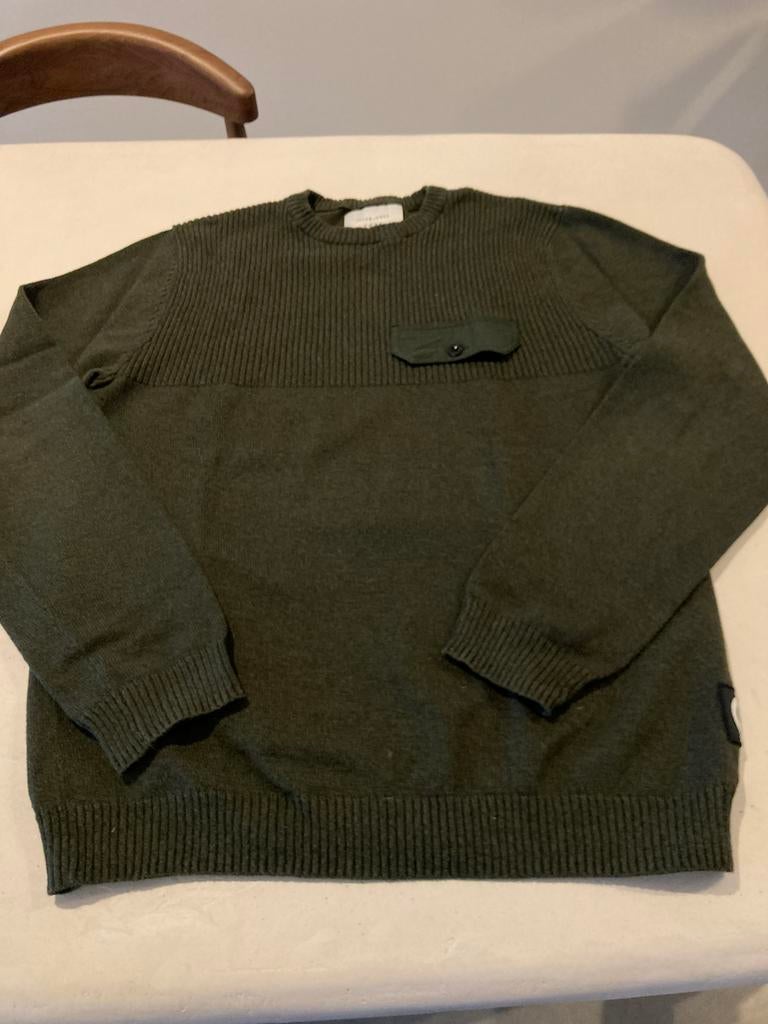 Khaki groene trui Jack & Jones small, Vêtements | Hommes, Pulls & Vestes, Enlèvement ou Envoi, Jack&Jones, Comme neuf, Vert
