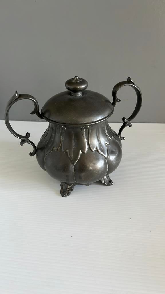 Broadhead & Co Sheffield koffie en theeset, Antiek en Kunst, Antiek | Tin, Ophalen