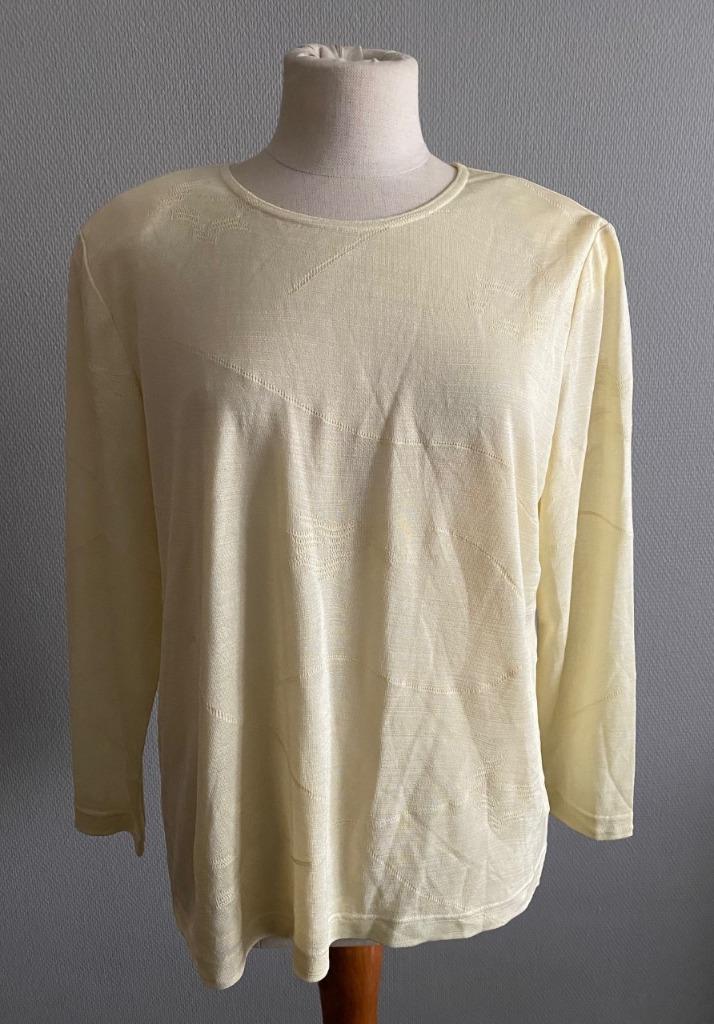 Geel topje Gerry Weber maat 44, Verzenden, Geel, Maat 42/44 (L), Zo goed als nieuw