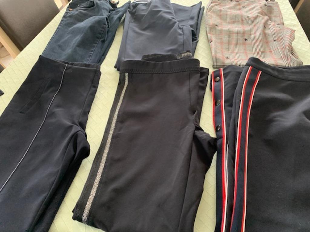 Damesbroeken maat 38-40, Kleding | Dames, Broeken en Pantalons, Gedragen, Maat 38/40 (M), Blauw, Lang, Ophalen of Verzenden