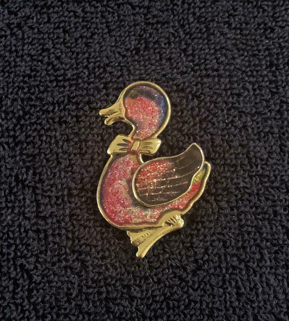 BROCHE - DUCK - CANARD - EEND, Collections, Envoi, Comme neuf, Animal et Nature, Bouton
