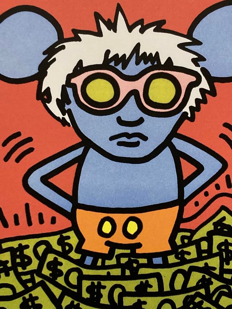 Keith Haring: lithografie 50 bij 70 cm, Ophalen of Verzenden