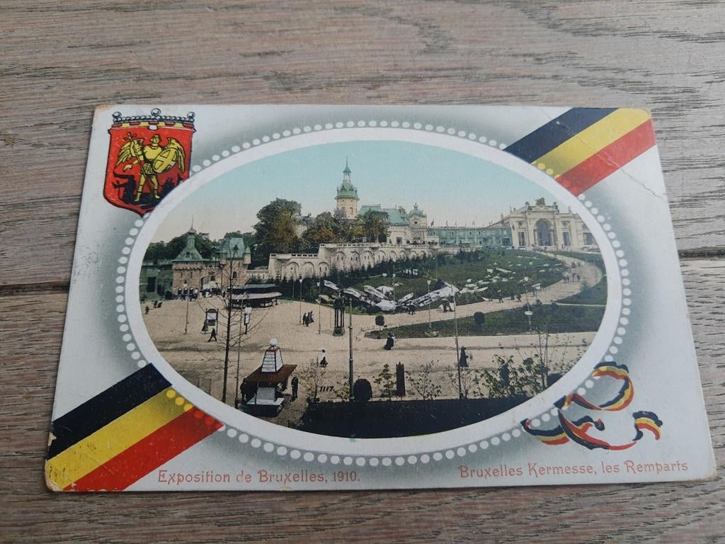 Exposition de cartes postales décrites à Bruxelles en 1910, Enlèvement ou Envoi