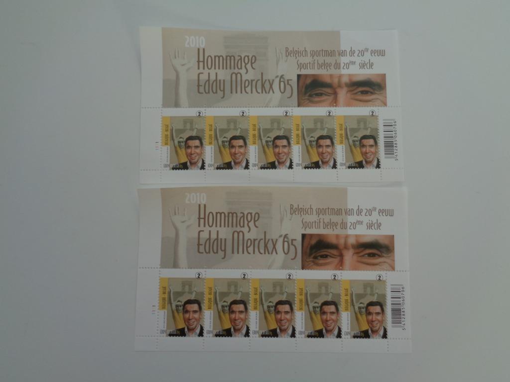 Collection Timbres Hommage Eddy Merckx 65 Sportif, Enlèvement ou Envoi, Neuf