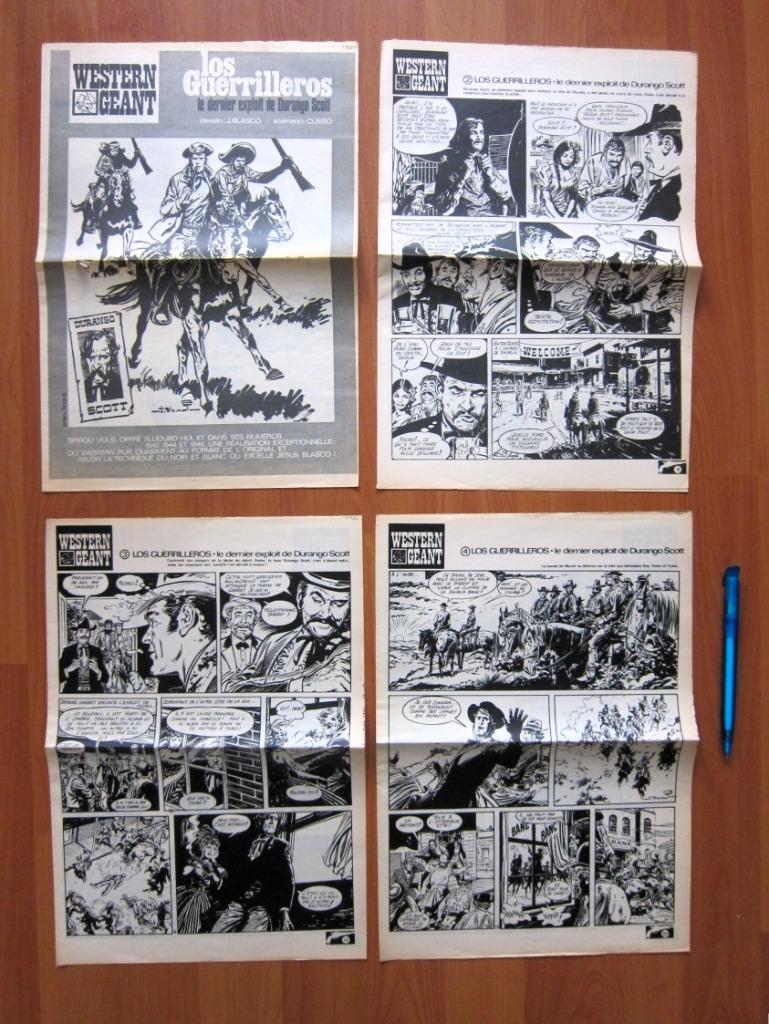 Suppl. Spirou 1841 à 1846 : Les Guerrilleros western géant, Plusieurs BD, Enlèvement ou Envoi, Utilisé, Blasco