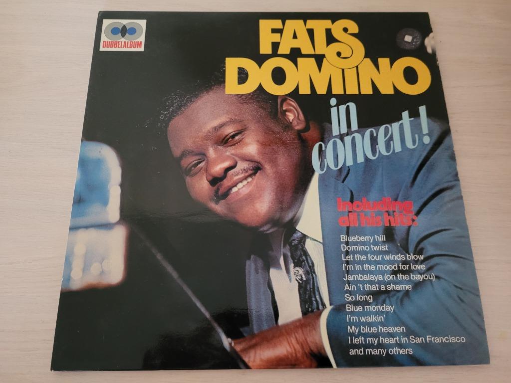 Double disque vinyl 33 tours Fats Domino in concert, Enlèvement ou Envoi, Comme neuf