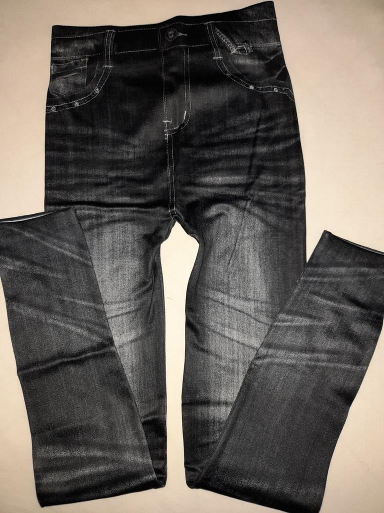 Jolis leggings pour femmes, nouveau, look jean, S/M, noir, Vêtements | Femmes, Neuf, Enlèvement ou Envoi, Longs, Lejeans
