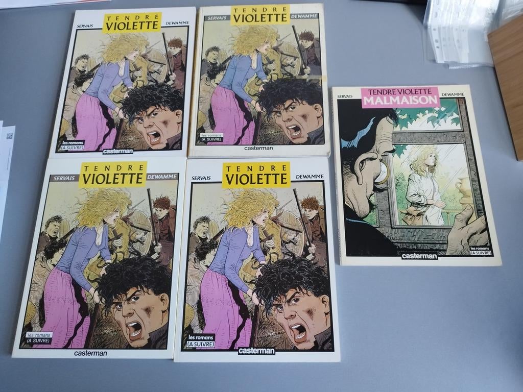 Tendre Violette NB diverses éditions et titres Servais, Livres, Série complète ou Série, Enlèvement ou Envoi, Utilisé