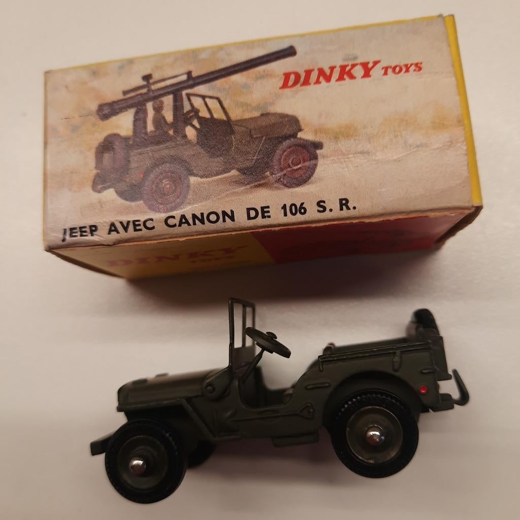 DINKY TOYS FRANCE nr.829: JEEP LEGER*VINTAGE*, Hobby en Vrije tijd, Modelauto's | 1:43, Nieuw, Overige typen, Dinky Toys, Ophalen