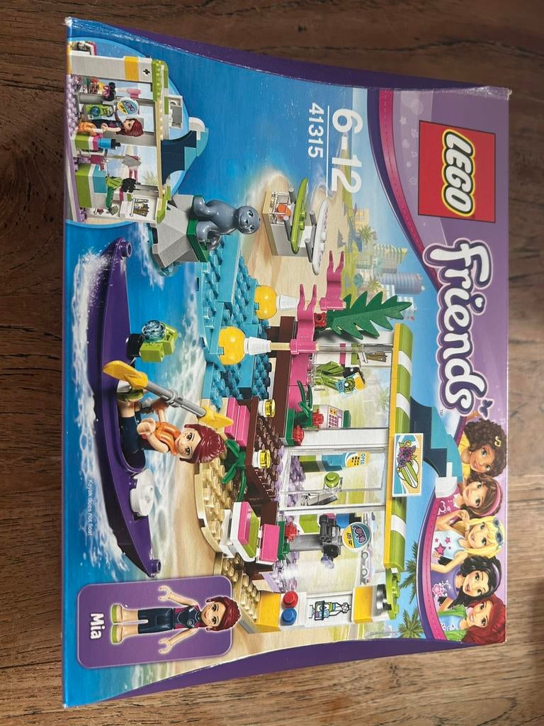 Lego friends Heartlake surfshop nummer 41315, Ophalen of Verzenden, Gebruikt, Complete set, Lego