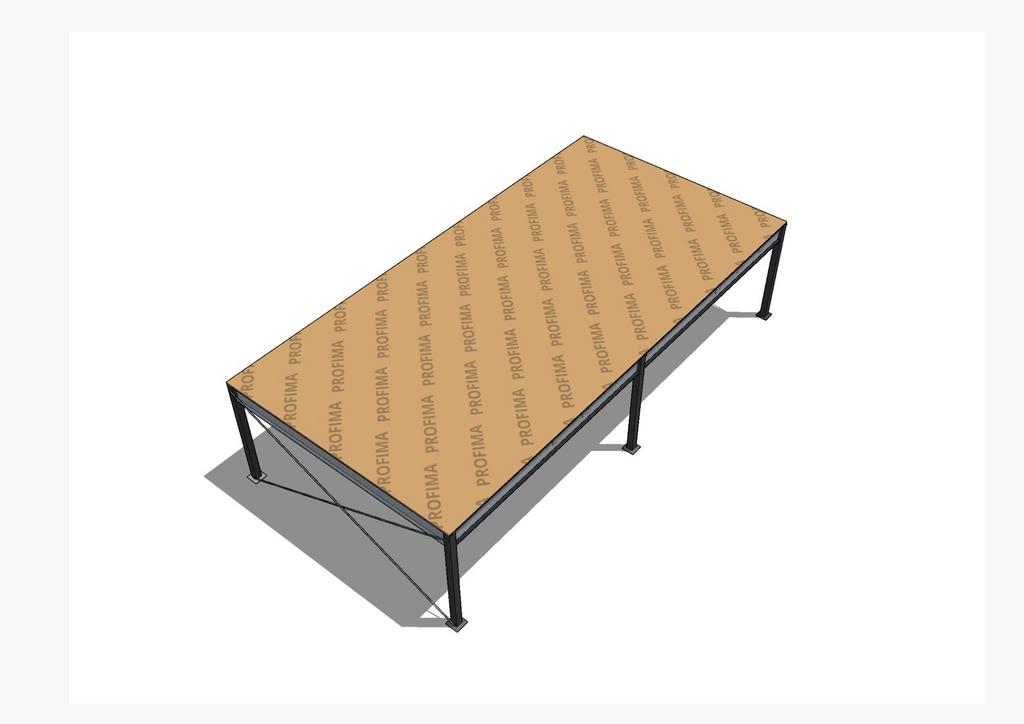 Nieuwe Entresolvloer 4000x12000 48m2, Ophalen of Verzenden