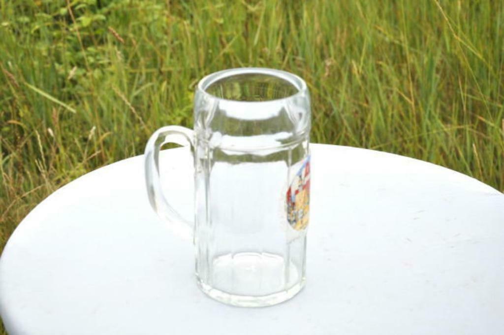 § grande chope rothenburg markusturm verre épais, Enlèvement ou Envoi, Comme neuf, Autres types