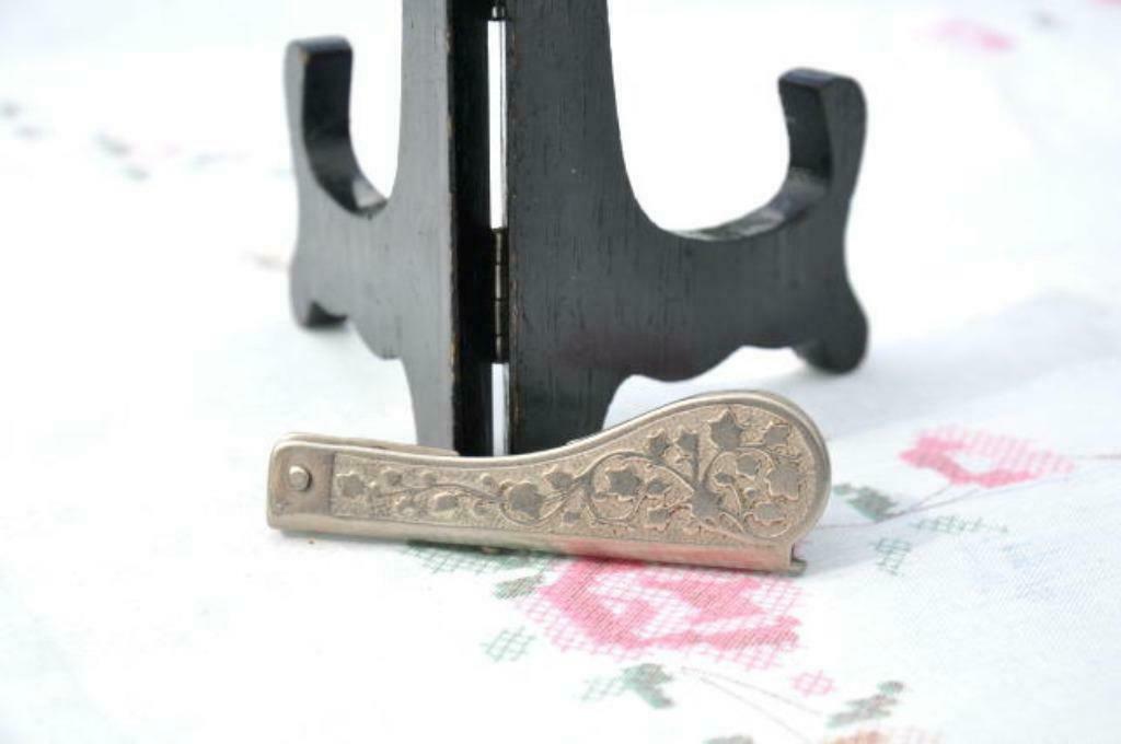 §  ancienne roulette de couturiere pliable en metal, Enlèvement ou Envoi