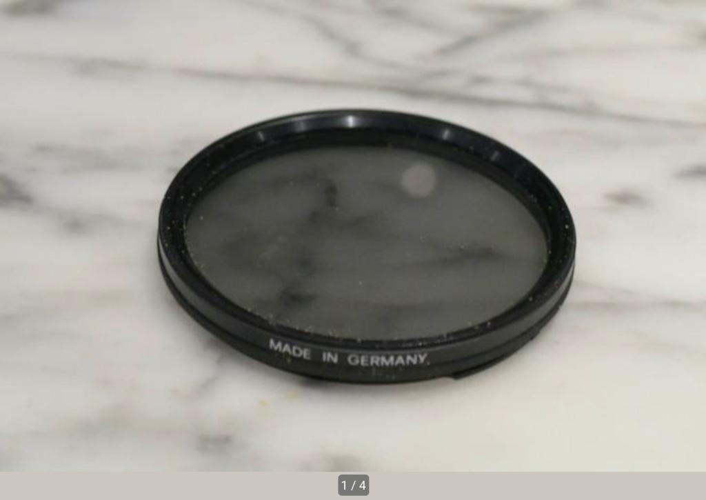 Hasselblad Polarisatiefilter bajonet 60 met etui, Overige merken, Polarisatiefilter, Ophalen of Verzenden, Gebruikt