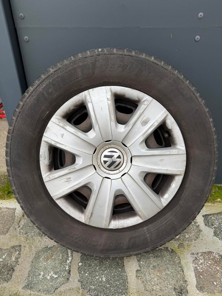 3 jantes en tole VW Polo 14 pouces, Enlèvement, Utilisé
