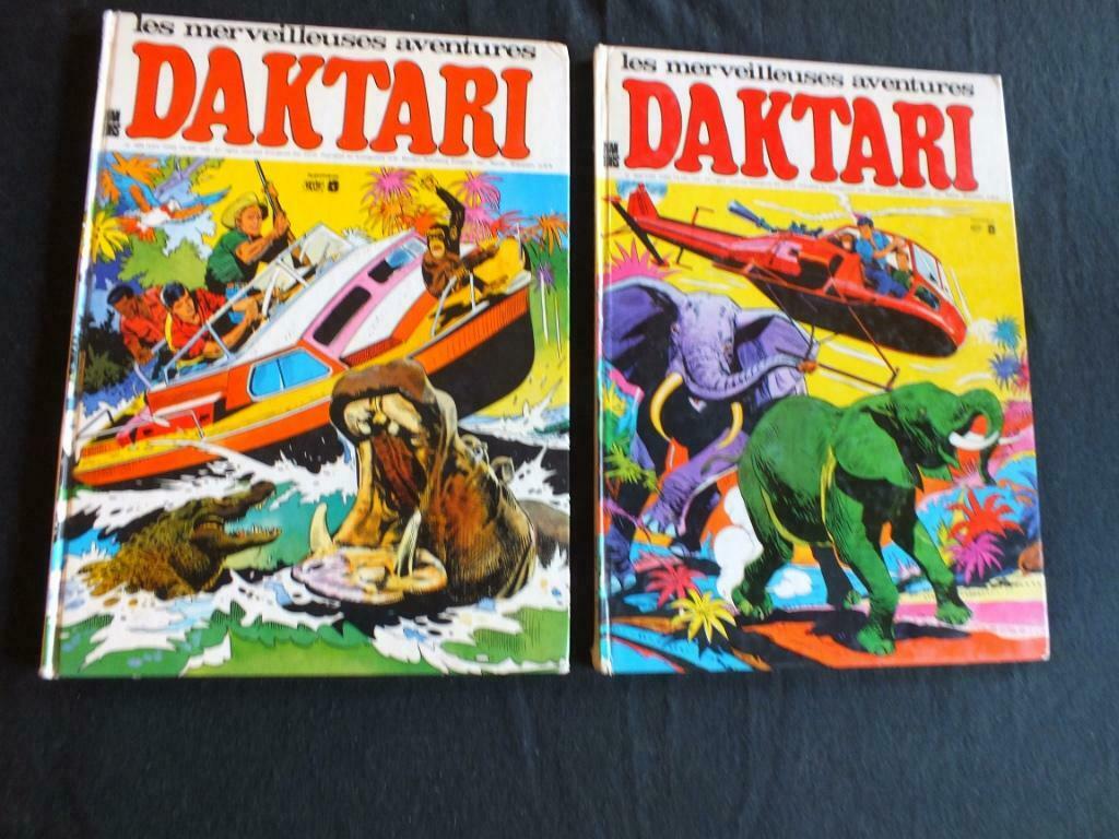 DAKTARI (2 ALBUMS E.O).          EDITIONS M.C.L, Plusieurs BD, Enlèvement ou Envoi, Utilisé