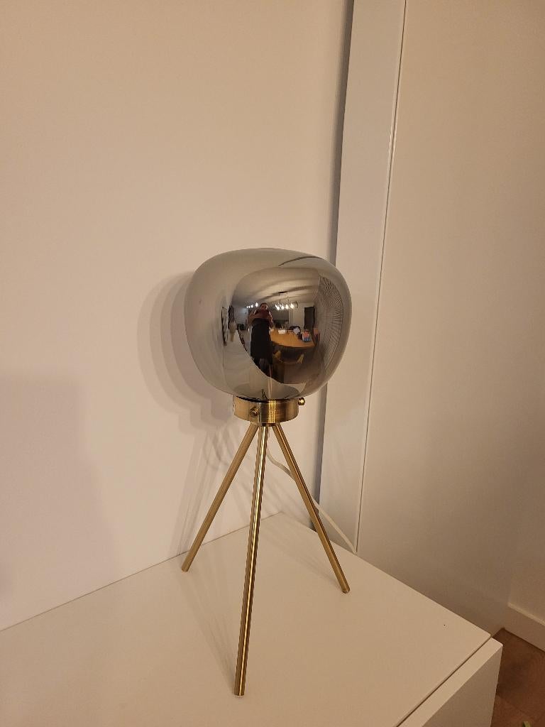 Tafellamp, Ophalen, Zo goed als nieuw, Glas, Minder dan 50 cm