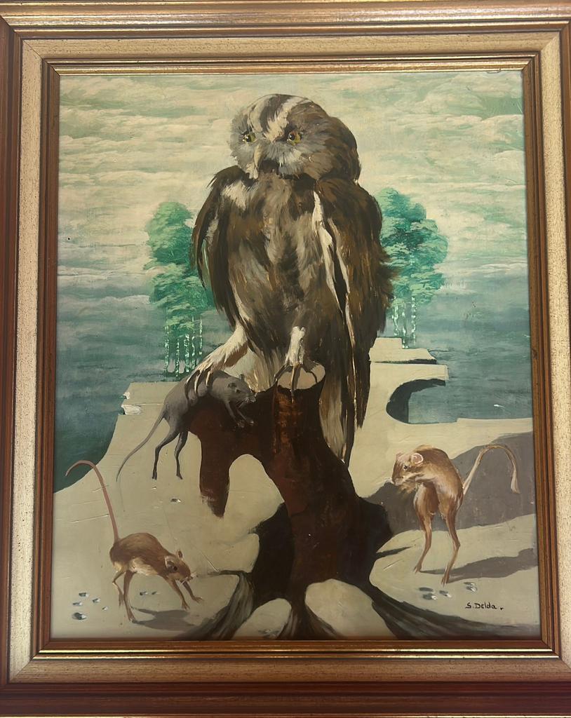 Schilderij Simone Delda, Enlèvement