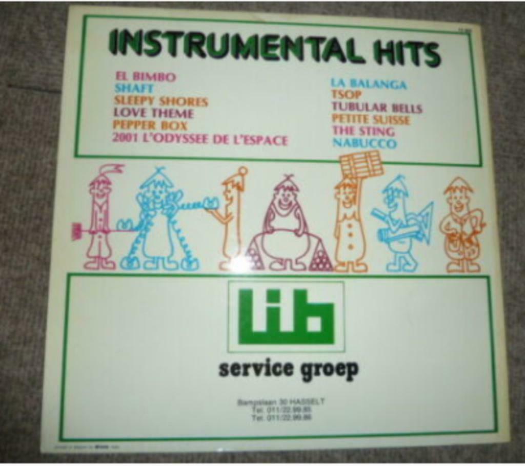 Vinyl LP Instrumental Hits ( LIB Service groep ), Ophalen of Verzenden