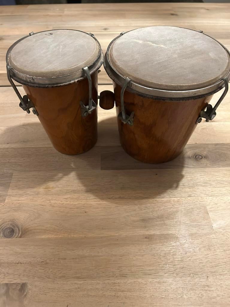 Houten bongo, Musique & Instruments, Enlèvement, Utilisé