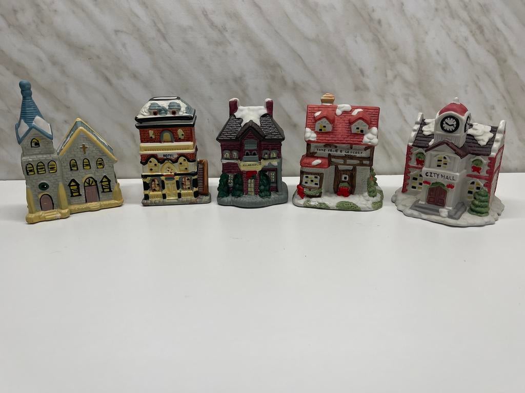 Huisjes met licht - kerst, Diversen, Ophalen, Zo goed als nieuw