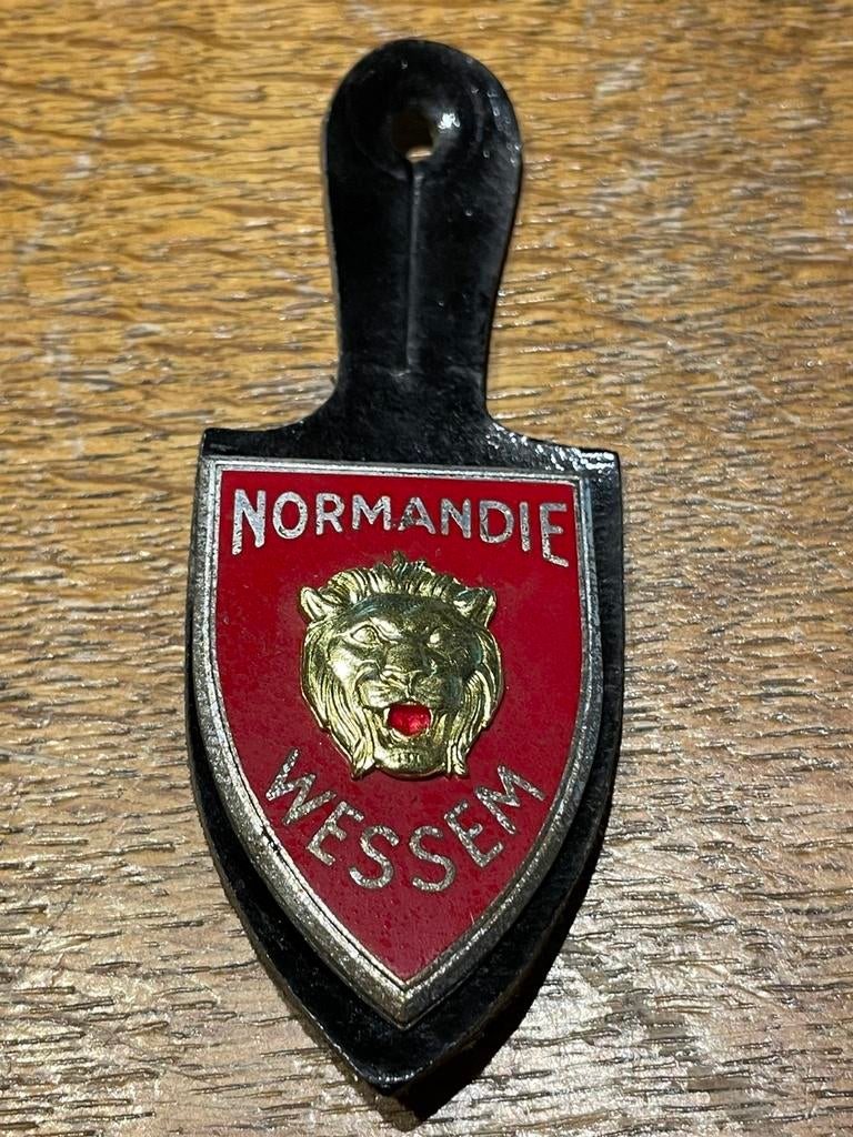 Borsthanger bataljon bevrijding, Verzamelen, Militaria | Algemeen, Verzenden, Landmacht, Embleem of Badge