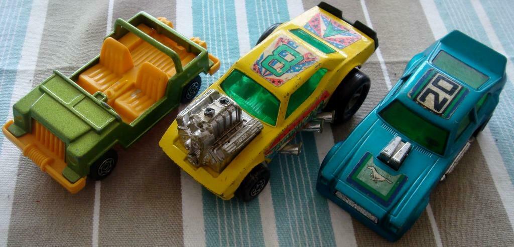 Ford Mustang II, Cambuster, Matchbox 1973/76 + Corgi R501, Ophalen of Verzenden, Gebruikt