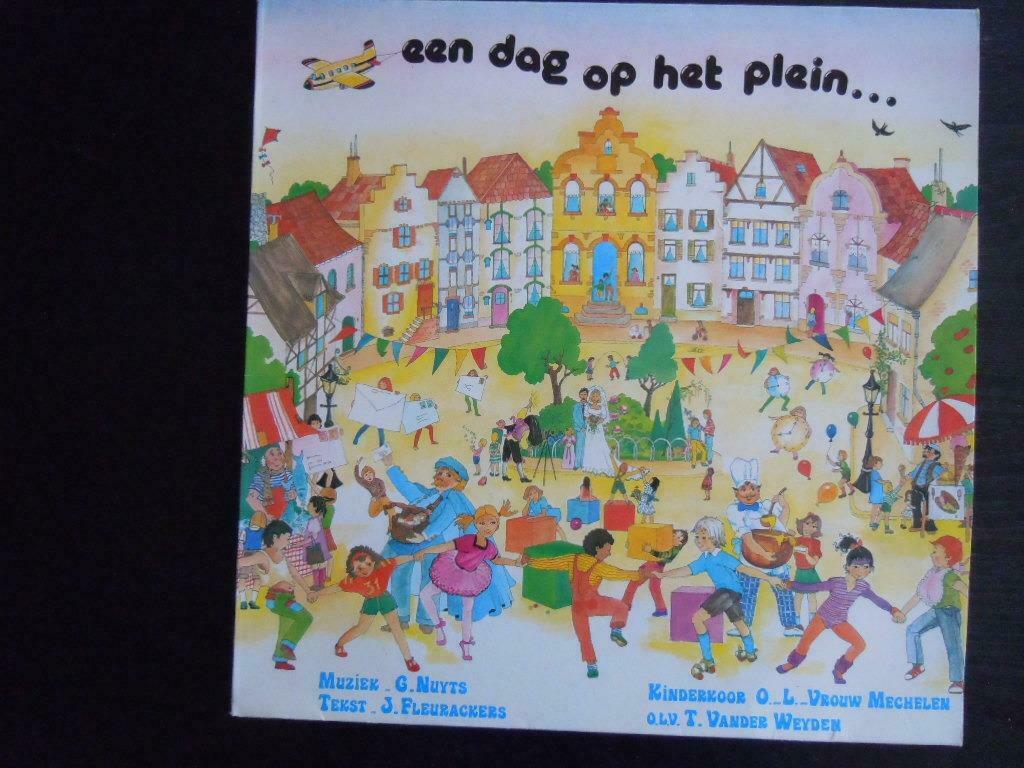 LP Gaston Nuyts, Josee Fleurackers Een dag op het plein, Enlèvement ou Envoi, Musique, 6 à 9 ans