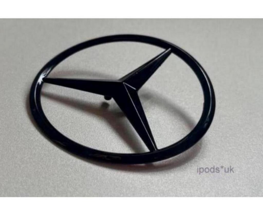A2047580058 Emblème étoile logo Mercedes-Benz C W204 noir, Enlèvement ou Envoi