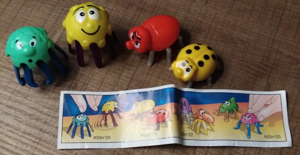 Miniatuur inktvisjes en beestjes (Kindersurprise 2003), Ophalen of Verzenden, Zo goed als nieuw