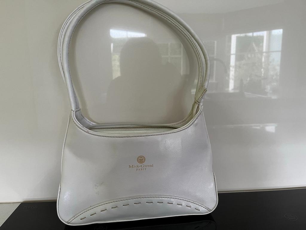 handtas wit (Mick - Gwend Paris), Enlèvement ou Envoi, Blanc, Sac à main