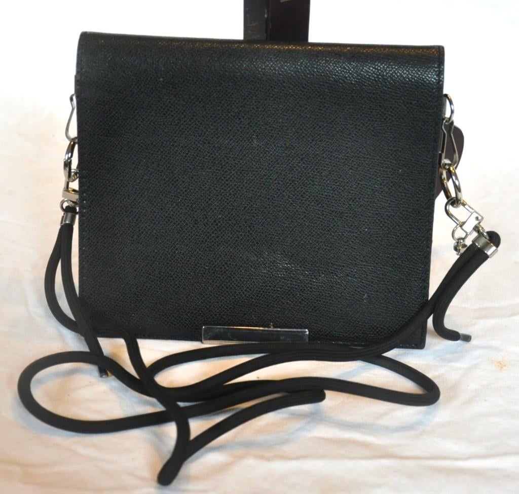 sac pochette anse bandoullière amovible, Ophalen of Verzenden, Gebruikt, Zwart, Avondtasje