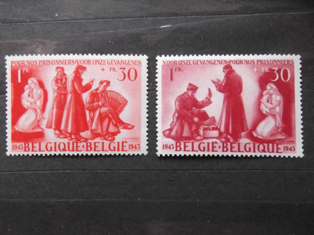 623-624 Krijgsgevangenen - Prisonniers de guerre MNH 1943, Postzegels en Munten, Postzegels | Europa | België, Ophalen of Verzenden