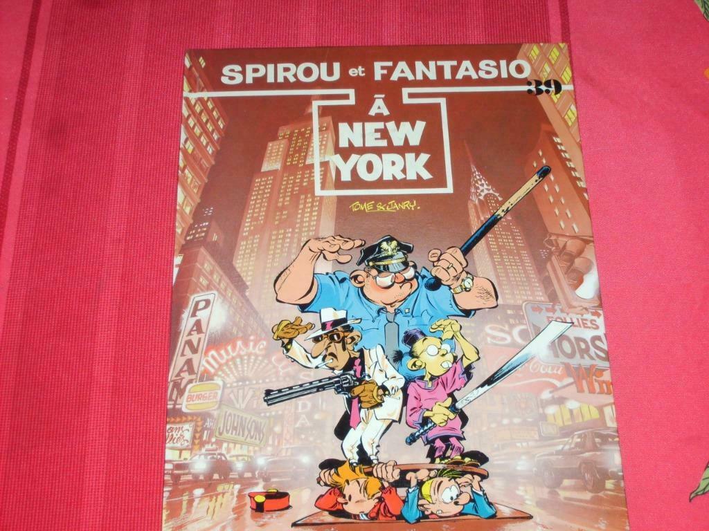Bd spirou et fantasio 39 à New York, Eén stripboek, Ophalen of Verzenden, Zo goed als nieuw