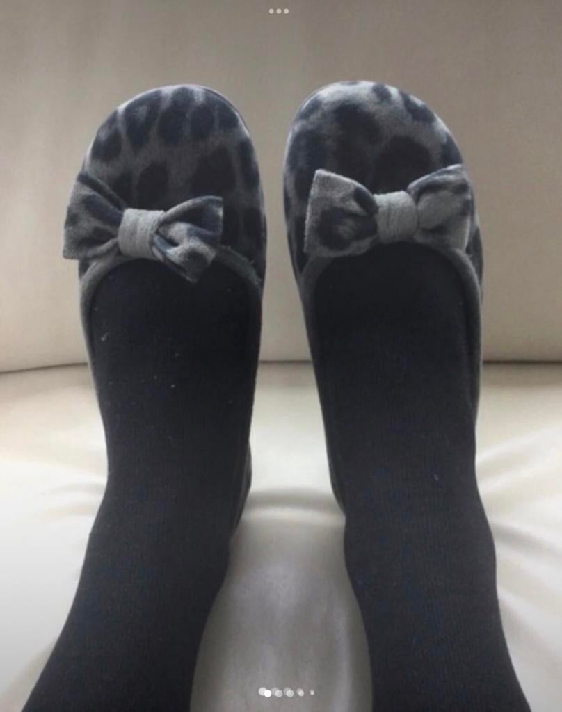 Ballerina pantoffels dierenprint maat 38, Slipper Club, Ophalen of Verzenden, Zo goed als nieuw, Pantoffels of Sloffen
