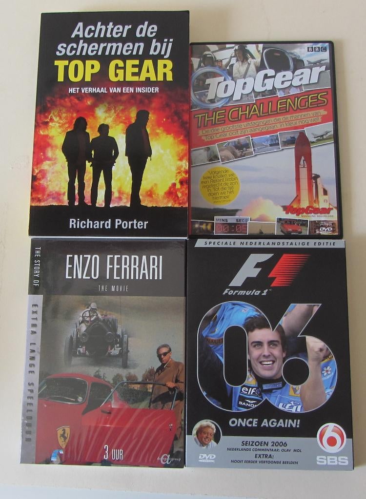 Achter de schermen van Top Gear - Boek + 3 dvd's, Ophalen of Verzenden, Zo goed als nieuw, Ferrari, Diverse auteurs